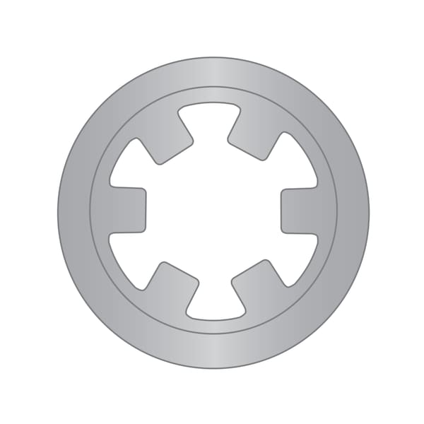 Rotor Clip External Push-On Retaining Ring, Stainless Steel Plain Finish, 5/32 in Shaft Dia TX-015-SS - main